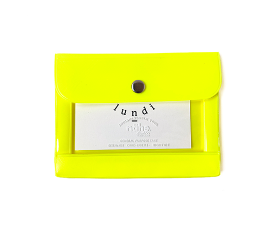 Pochette jaune fluo hotsell