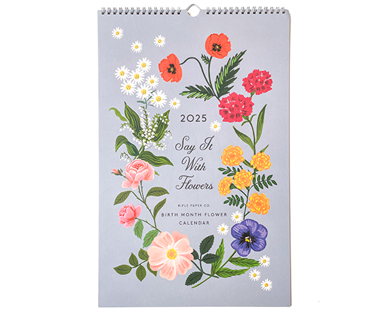 Rifle Paper Co - calendrier 2025 - Say It With Flowers