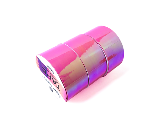 Tape miroir arc-en-ciel - Rose
