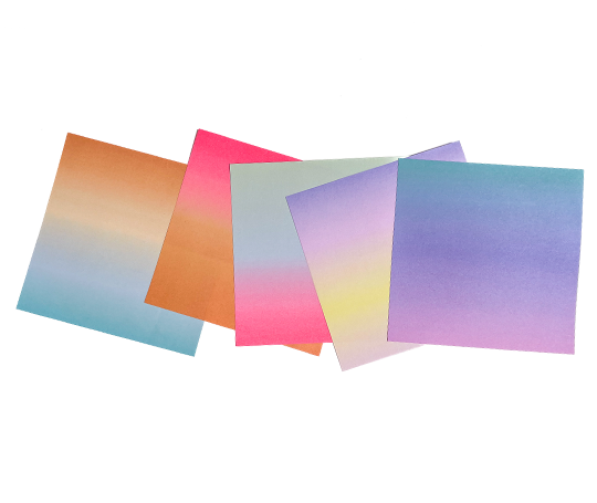 Papier origami 15x15 cm - Linear Gradient