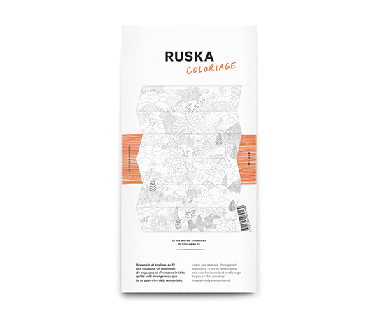 Affiche à colorier - Ruska