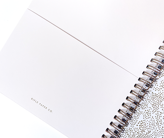 Rifle Paper Co - Carnet à spirale Peacock
