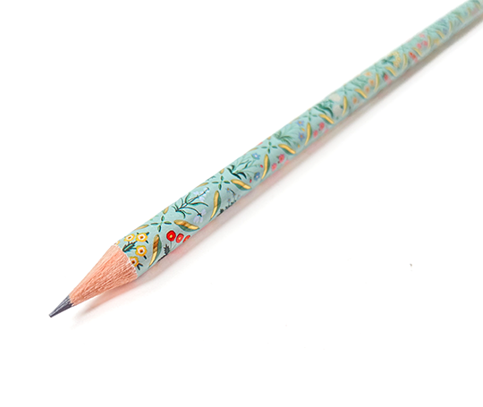 Rifle Paper co - crayon gris fleuri + gomme