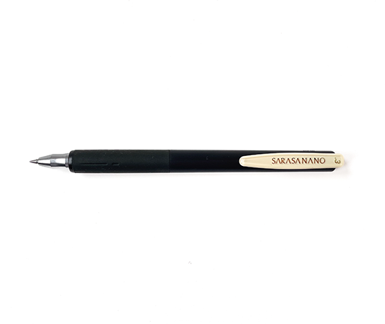 Sarasanano gel pen 0.3 mm - Sepia Black
