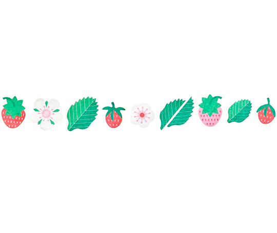 Washi stickers - Fraisiers