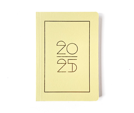 Agenda de poche 2025 - Yellow