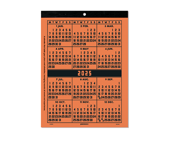 Penco Calendrier 2025 mensuel - Of the old school