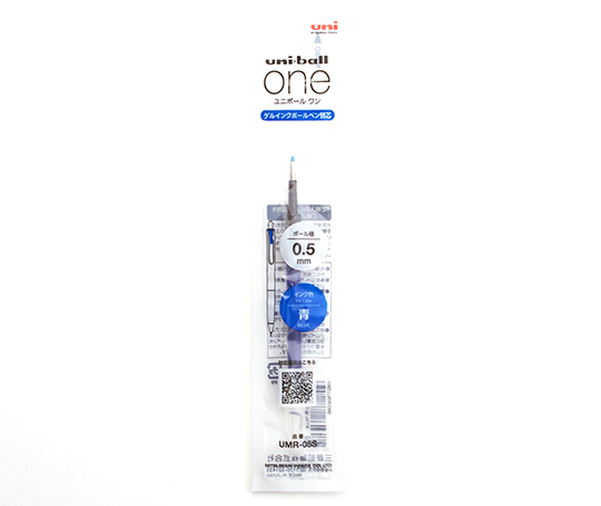 Uni-ball One recharge bleue pour gel pen 0.38 ou 0.5 mm