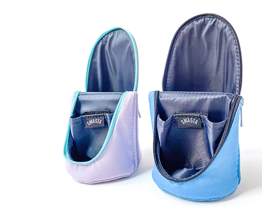 Trousse zipée et aimantée Sma·sta - Lilas