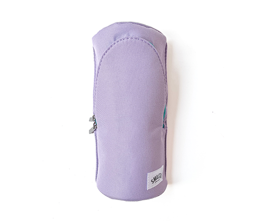 Trousse zipée et aimantée Sma·sta - Lilas