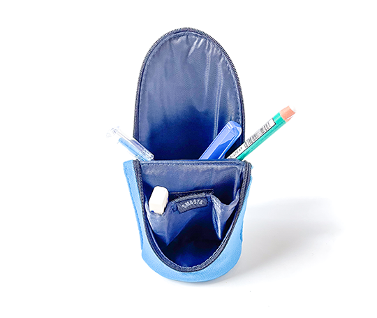 Trousse zipée et aimantée Sma·sta - Cyan