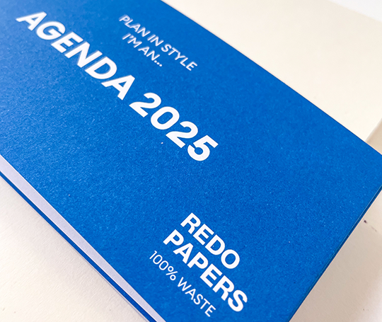 Redo Papers - refill pour agenda 2025 upcyclé