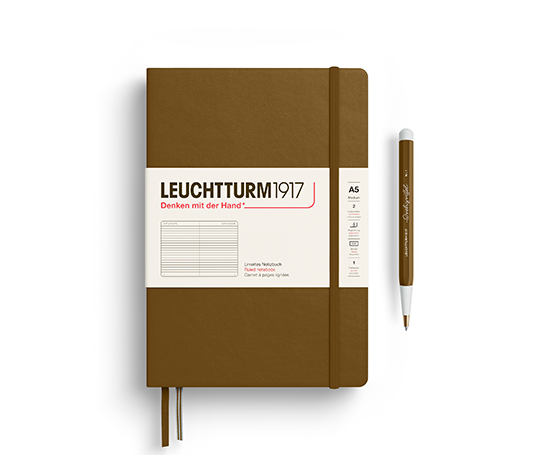 Leuchtturm New Color 2025 - Carnet A5 rigide - Spice Brown