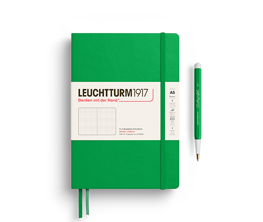 Leuchtturm New Color 2025 - Carnet A5 rigide - Spring Leaf