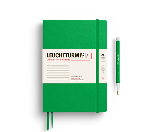 Leuchtturm New Color 2025 - Carnet A5 rigide - Spring Leaf