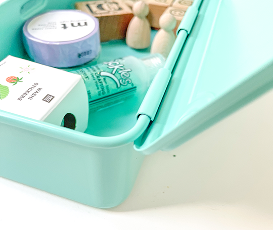 Boîte en acier Tool Box T-190 -Turquoise