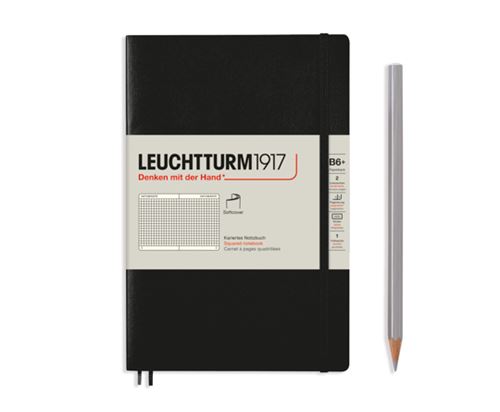 Leuchtturm carnet B6+ souple - Black