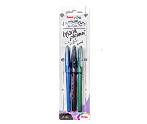 Brush Sign Pen Handlettering assortiment de 3 feutres