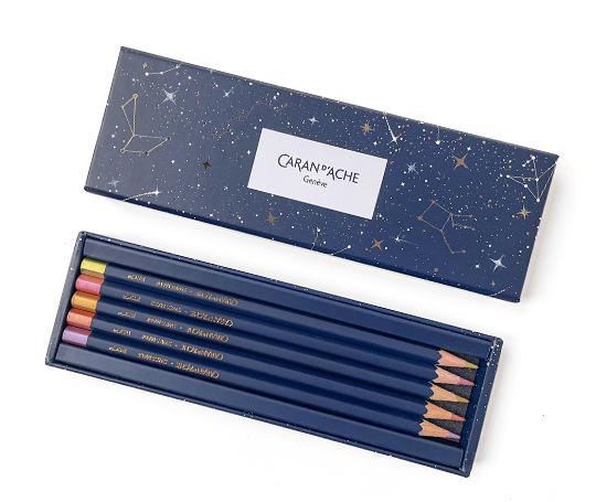 Caran d'Ache Edition Spéciale - Set de 10 crayons métalliques