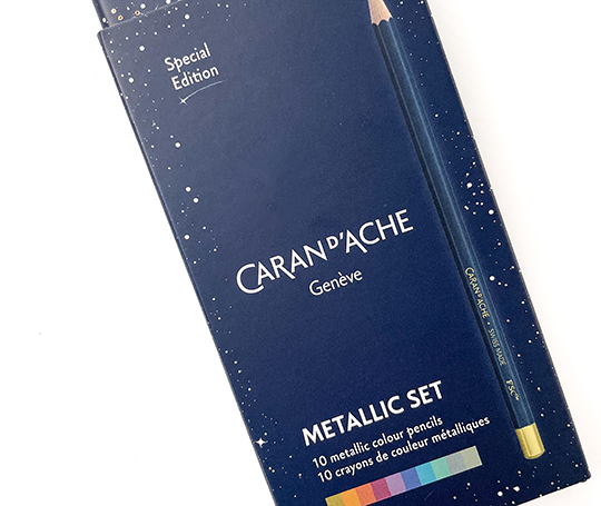 Caran d'Ache Edition Spéciale - Set de 10 crayons métalliques