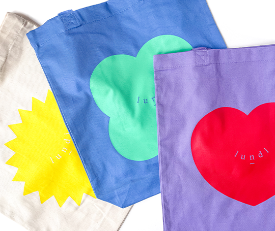 Tote bag Lundi 2024 - LOVE