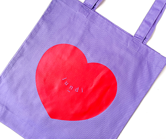 Tote bag Lundi 2024 - LOVE