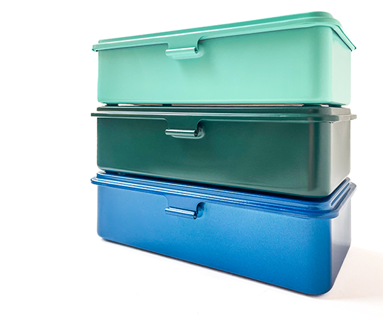 Boîte en acier Tool Box T-190 - Bleu