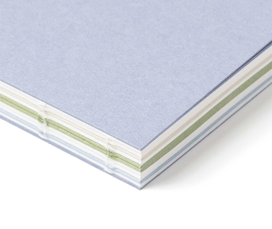 Caprice - Carnet à feuilles multicolores - Bleu clair