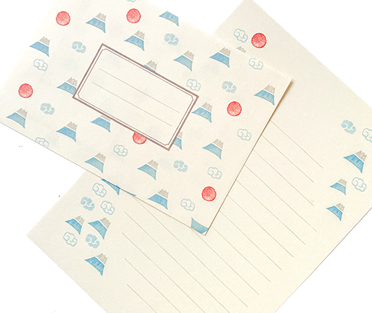 Set de papier à lettres - Mont Fuji