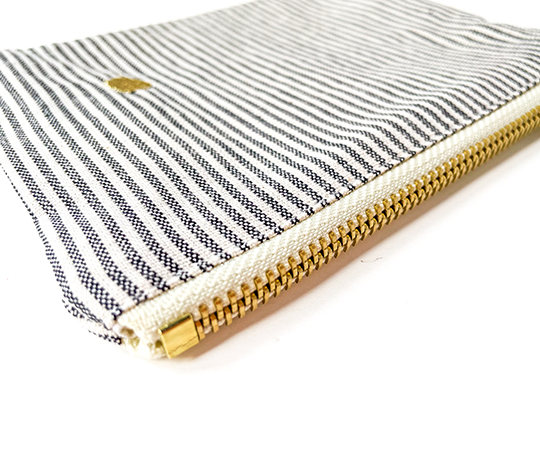 Petite pochette en coton - Motif Finette