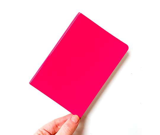 Carnet A6 à couverture souple - Candy Rose fluo