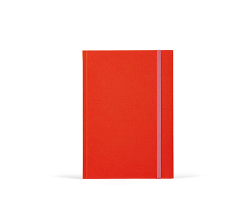 Notem - BEA carnet avec élastique - Bright Red