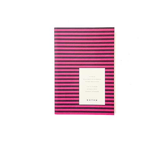 Notem - VITA carnet - Bordeaux Stripe - Small