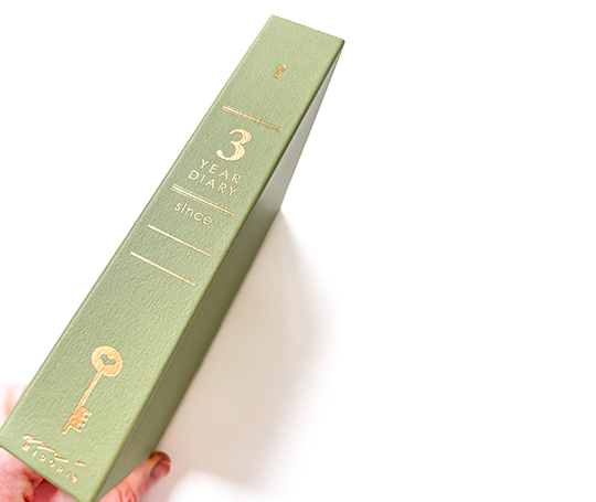 Midori - 3 Year diary - beige