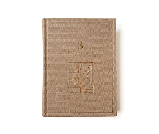 Midori - 3 Year diary - beige