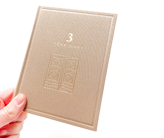 Midori - 3 Year diary - beige