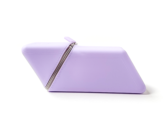 Trousse triangle Kakusta en silicone - Lavande