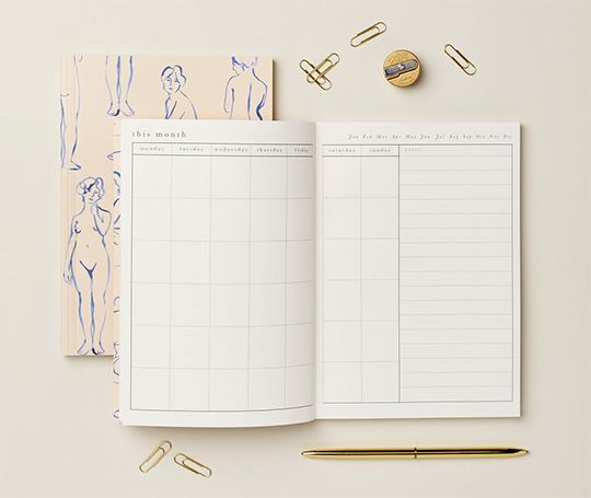 Planificateur semainier - Botanical