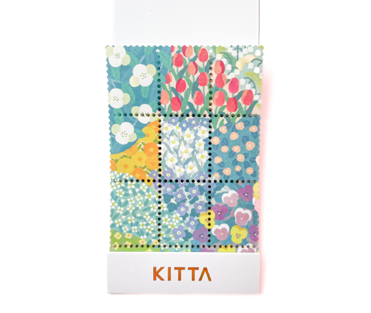 Kitta - Pochette de petits timbres - Fleurs