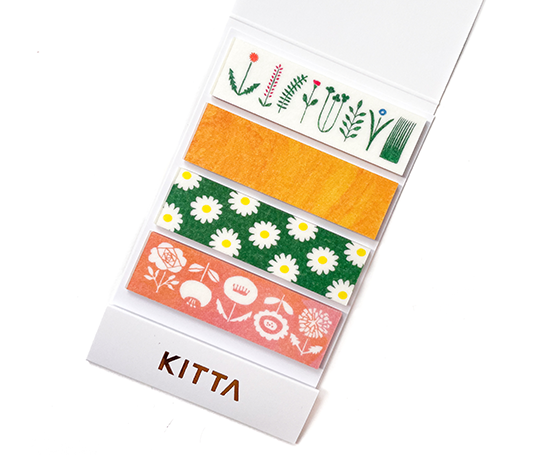 Kitta - Pochette de washi prédécoupé - Fleurs