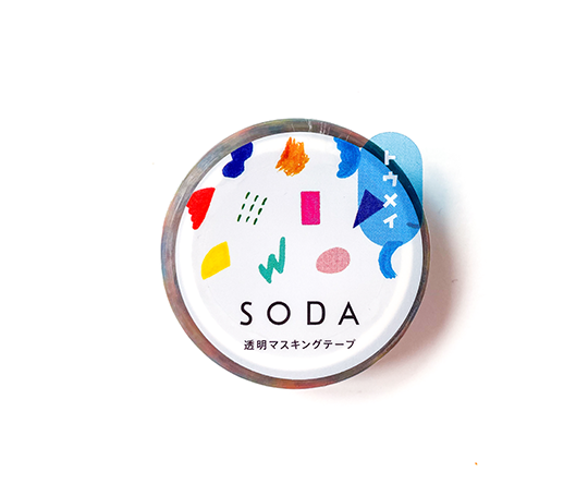 Soda -  Ruban adhésif transparent 10mm- Palette