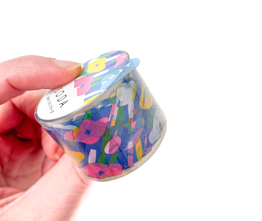 Soda - Masking tape 30 mm - flower garden