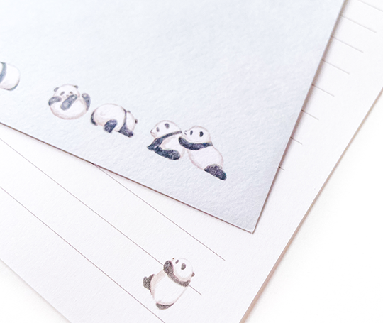 Papier à lettres - Panda
