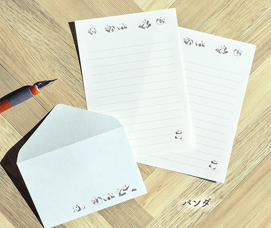 Papier à lettres - Panda