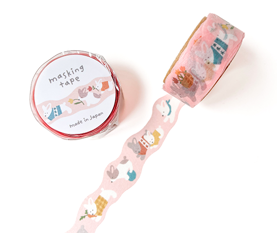 Masking tape découpé - Lapins