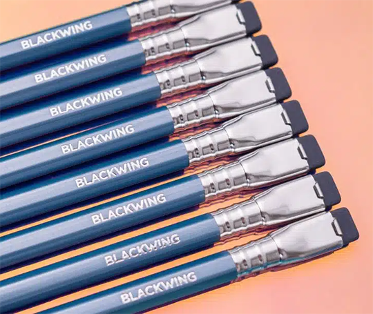 Boîte de 12 crayons Blackwing - Pearl Blue