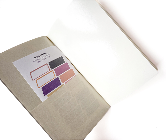 Carnet de conservation pour autocollants