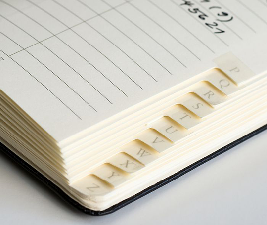 Leuchtturm carnet d'adresses A6 - Forest Green