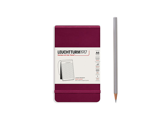 Leuchtturm petit carnet reporter rigide - Port Red