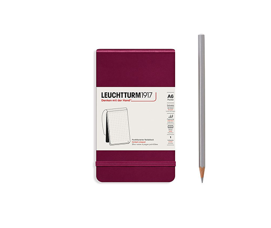 Leuchtturm petit carnet reporter rigide - Port Red